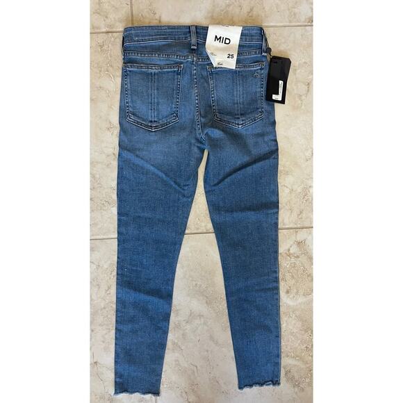 Rag & Bone NWT CATE Mid rise ankle skinny 25 NWT raw hem - Picture 3 of 9